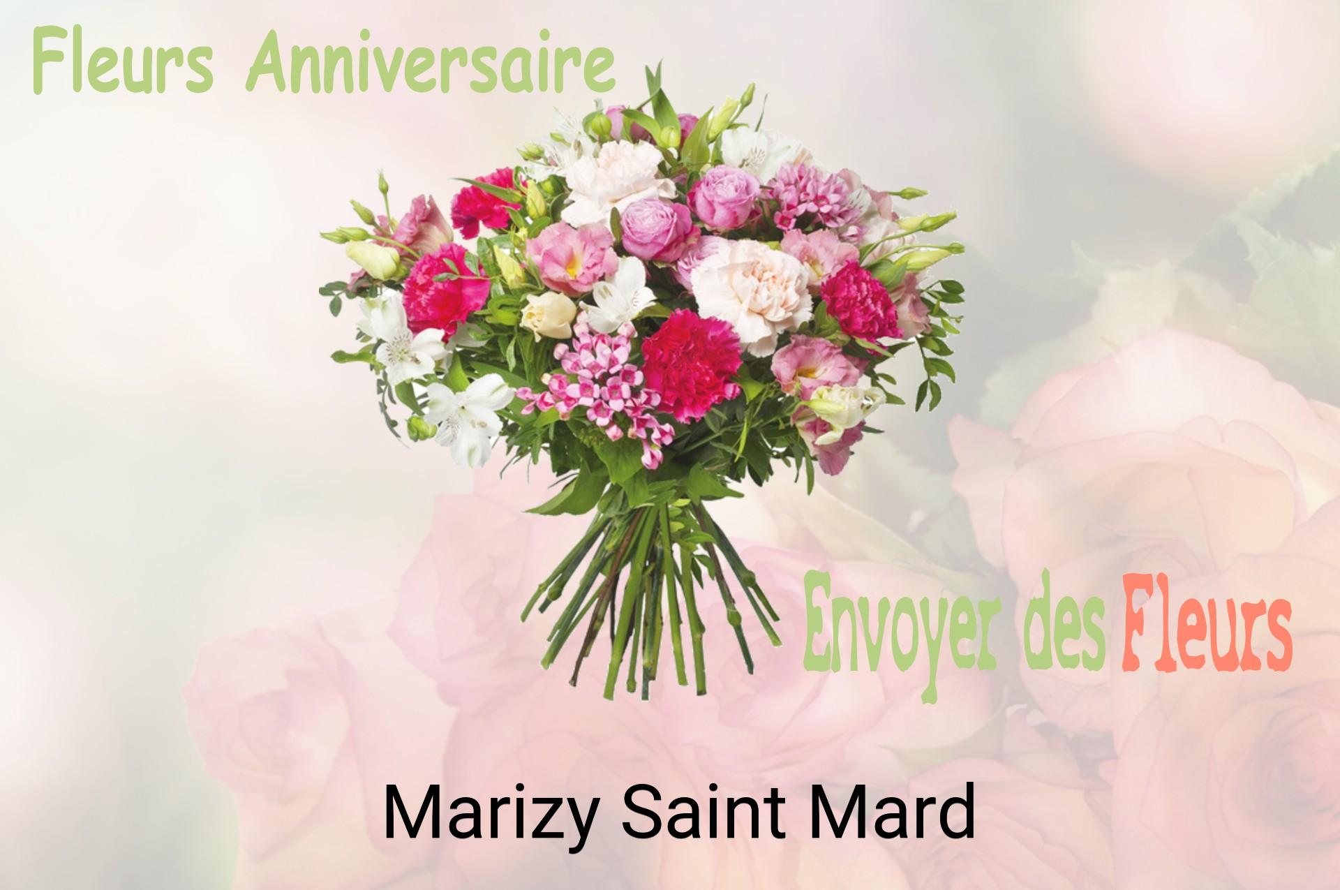 Bouquet de fleurs d’anniversaire livré à Marizy-Saint-Mard