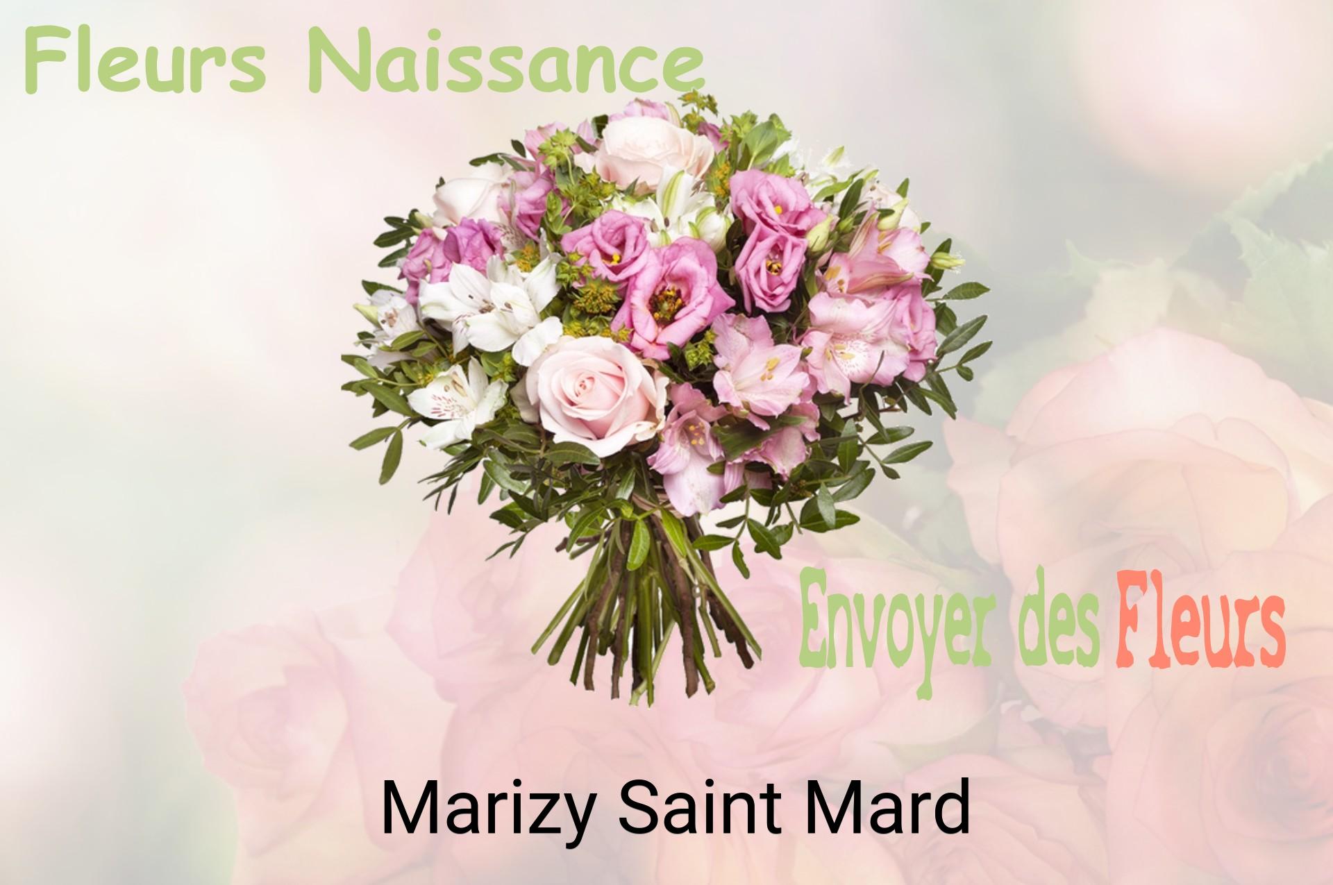 Bouquet de fleurs de naissance livré à Marizy-Saint-Mard